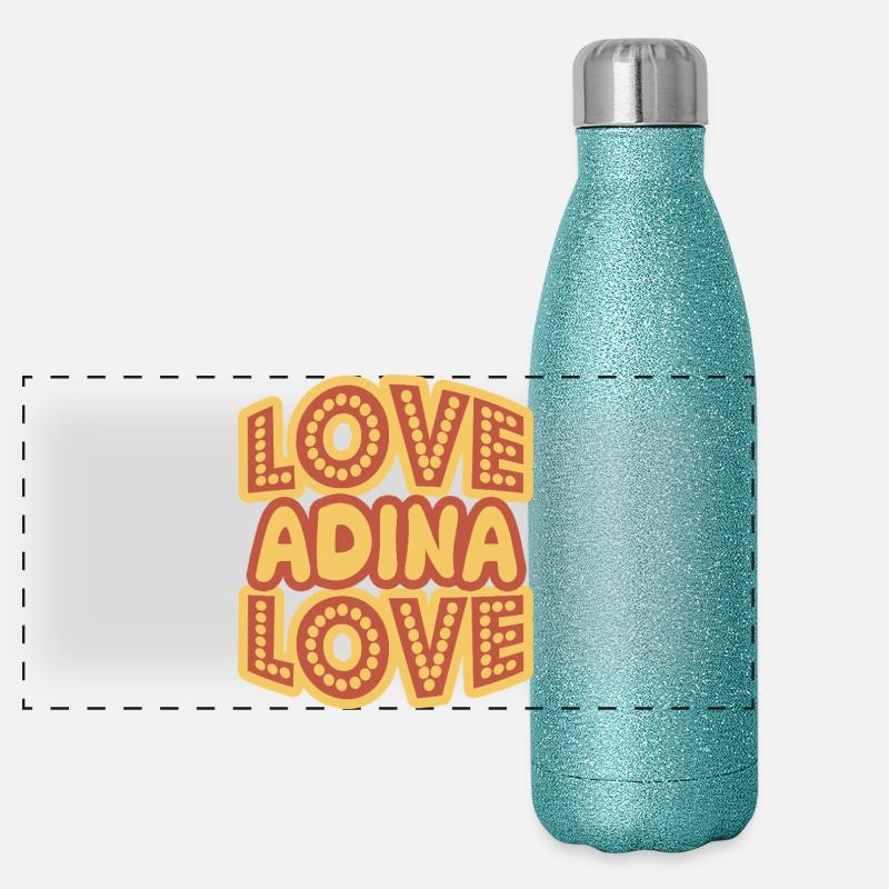 Dire Adina Gourde isotherme panoramique pailletée 500 ml