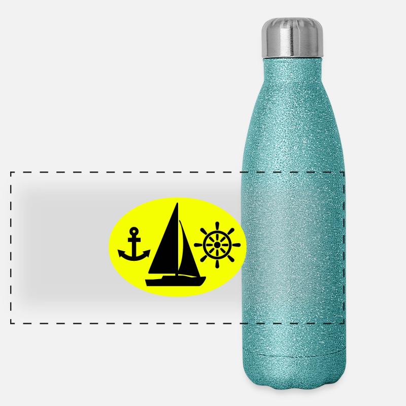 Sail Panoramic Glitter Thermal Bottle 500 ml