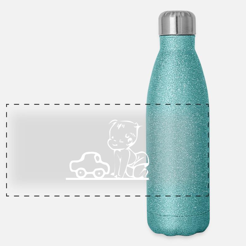 Samochód Termos z brokatowej stali nierdzewnej