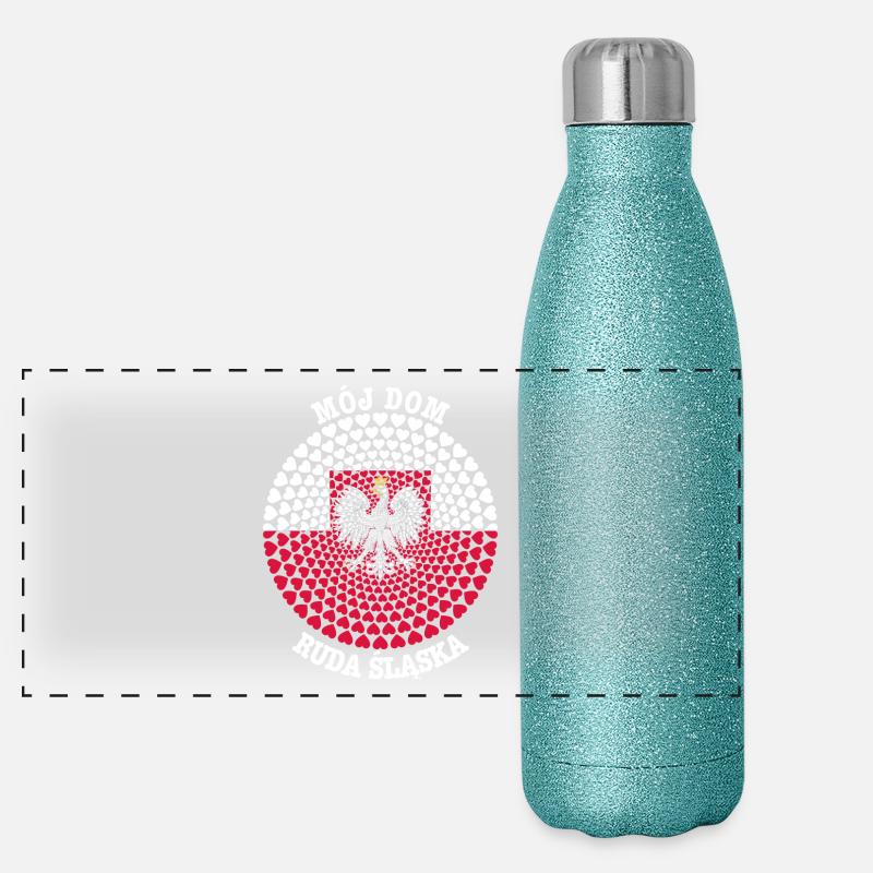 RUDA ŚLĄSKA Panorama Glitzer Isolierflasche 500 ml