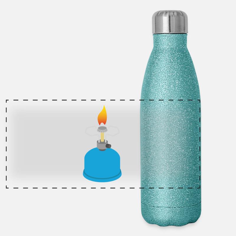 cuisinière à gaz de camping Gourde isotherme panoramique pailletée 500 ml