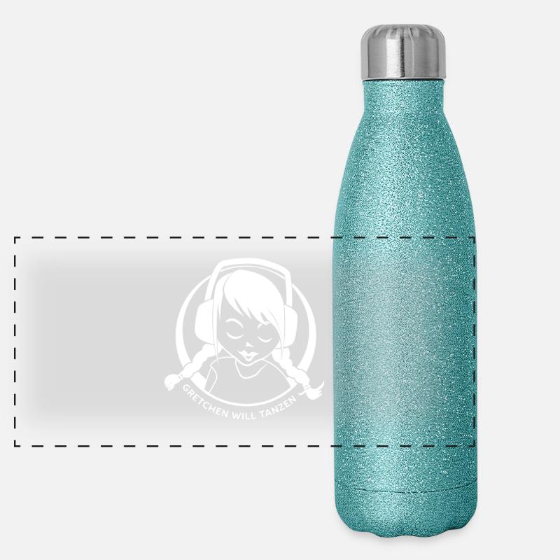 Gretchen Will Tanzen Icon1 Panorama Glitzer Isolierflasche 500 ml