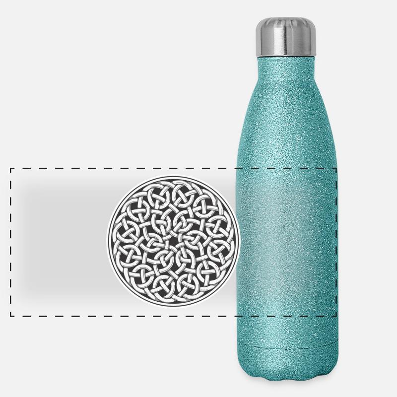 Celtic knot Panoramic Glitter Thermal Bottle 500 ml