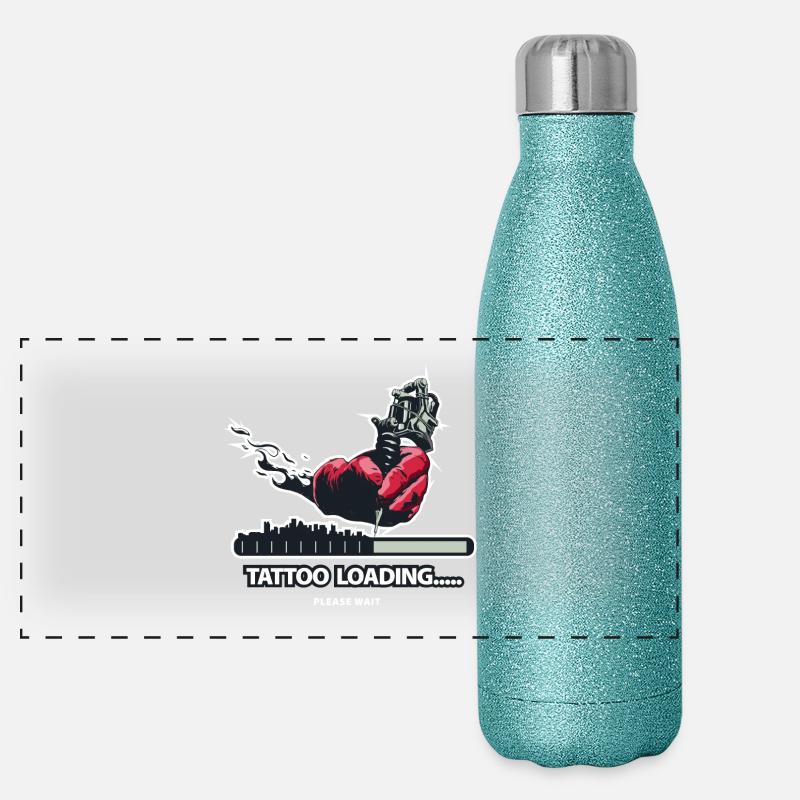 Tattoo Loading .. Hand tattoo machine tattooed ink Panoramic Glitter Thermal Bottle 500 ml