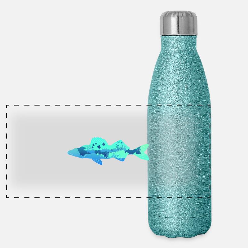 pike-perch Panoramic Glitter Thermal Bottle 500 ml