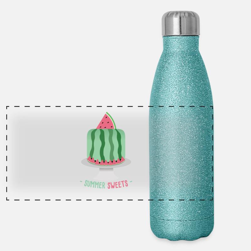 melon Panoramic Glitter Thermal Bottle 500 ml