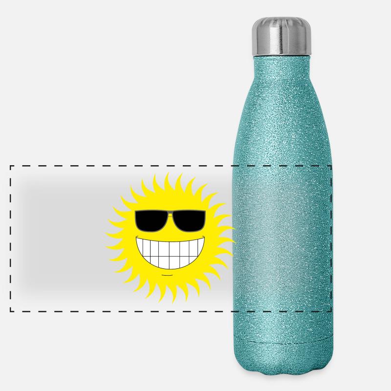 soleil Gourde isotherme panoramique pailletée 500 ml