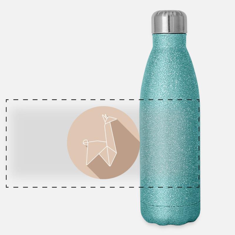 lama Gourde isotherme panoramique pailletée 500 ml