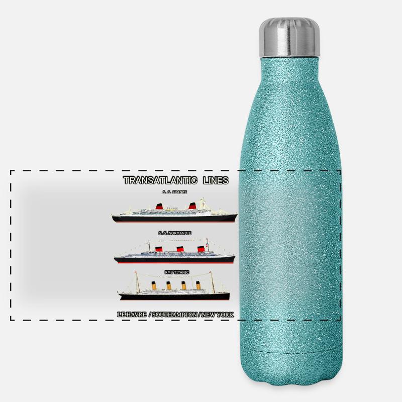 TRANSATLANTIK LINIENLouis RUNEMBERG © Adagp Panorama Glitzer Isolierflasche 500 ml