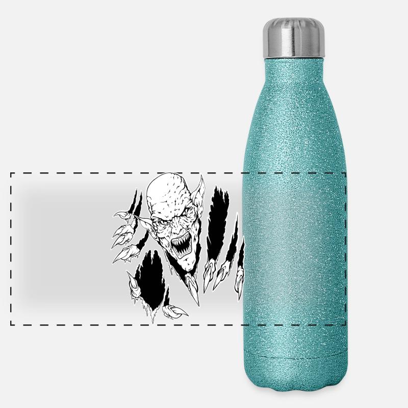 Laissez-moi sortir Gourde isotherme panoramique pailletée 500 ml