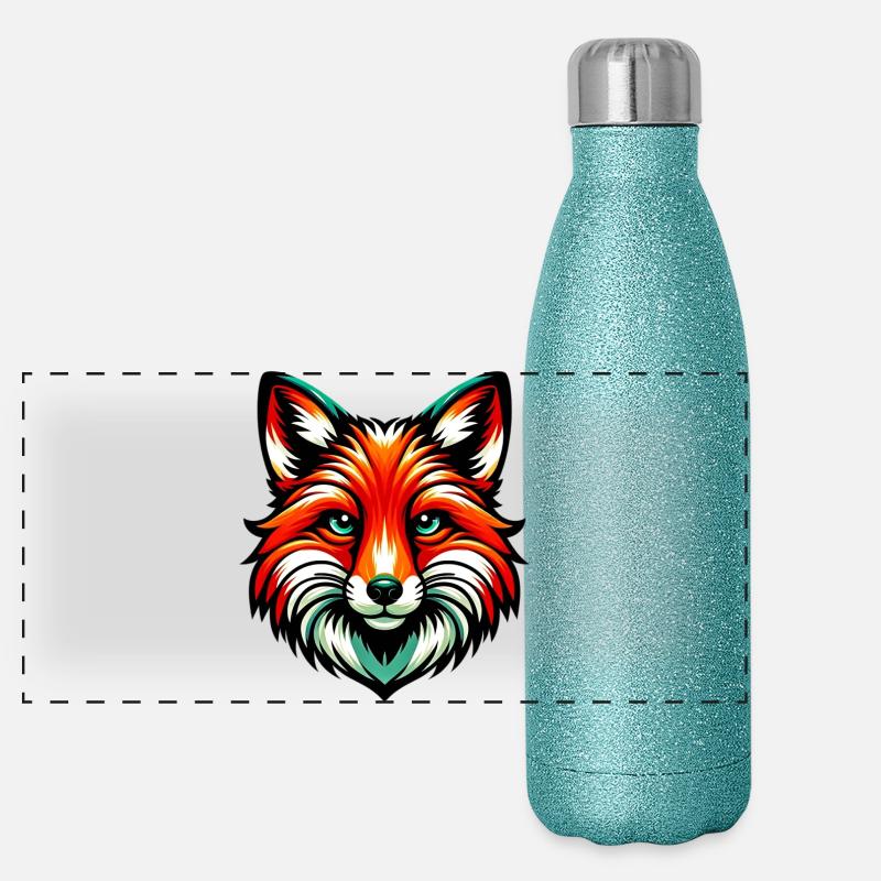 Fuchs Panorama Glitzer Isolierflasche 500 ml