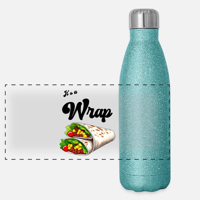 It's a wrap Panoramic Glitter Thermal Bottle 500 ml