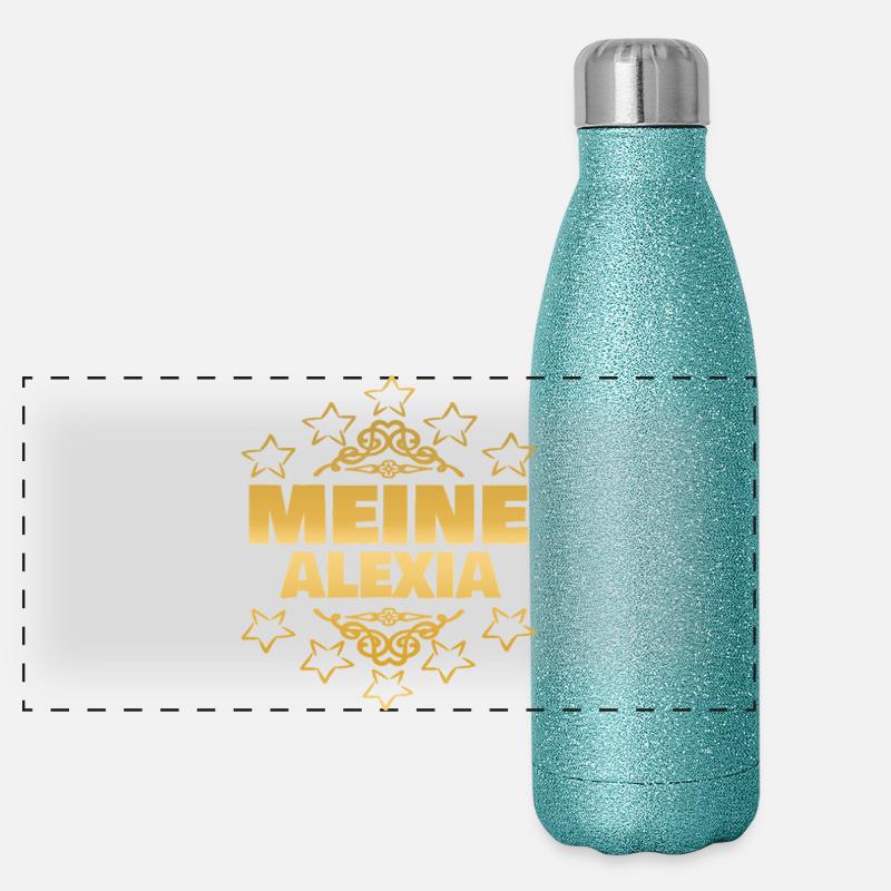 Cadeau pour Alexia Gourde isotherme panoramique pailletée 500 ml