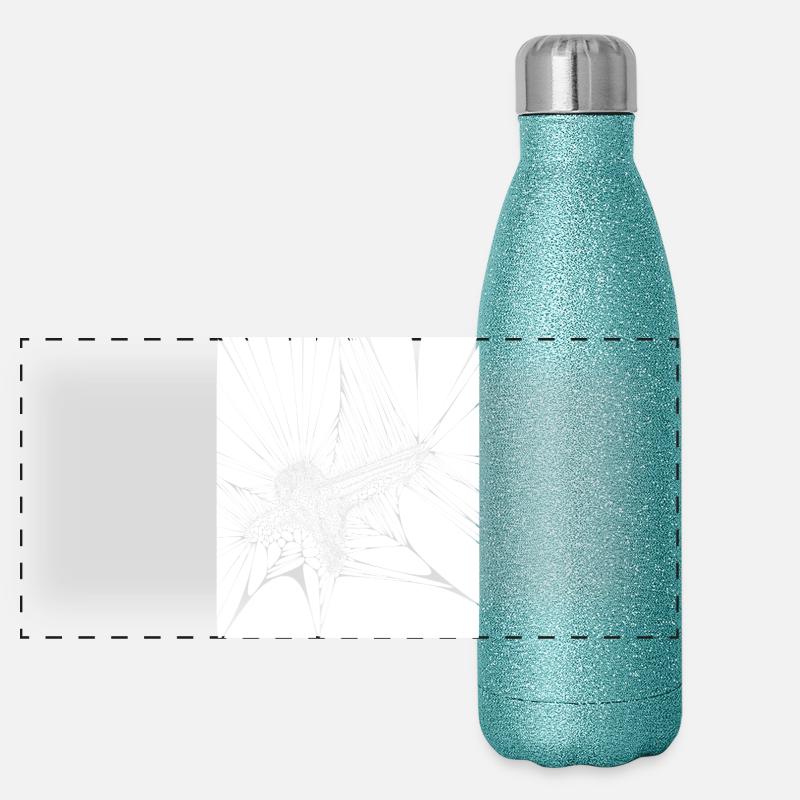 Revolt Panorama Glitzer Isolierflasche 500 ml