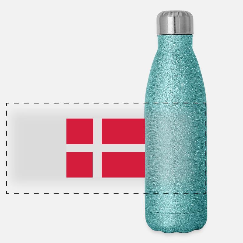 flag_denmark Panoramic Glitter Thermal Bottle 500 ml