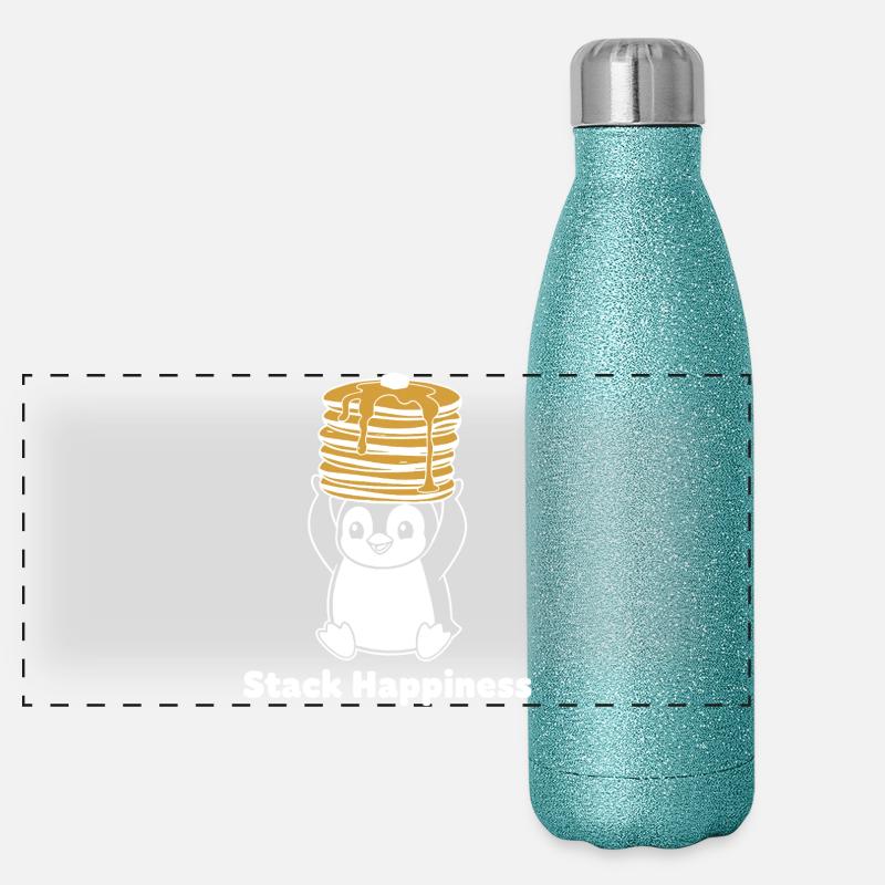 Stack Happiness Penguin Panoramic Glitter Thermal Bottle 500 ml