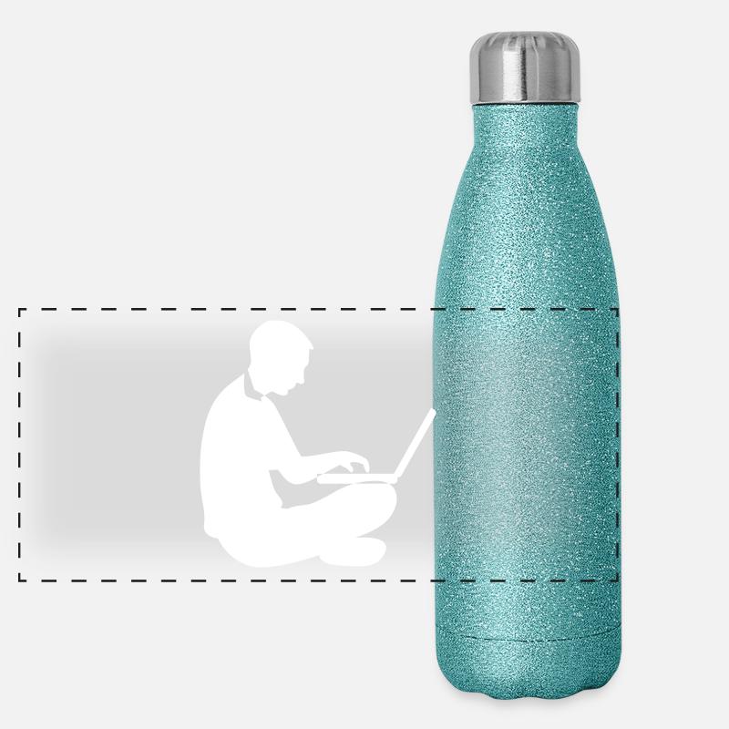 Ordinateur portable Surf Gourde isotherme panoramique pailletée 500 ml