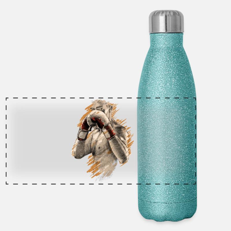 Boxer Panorama Glitzer Isolierflasche 500 ml