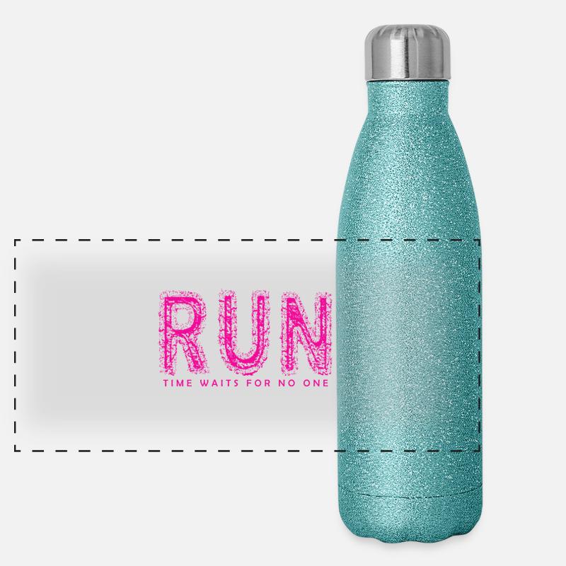 RUN Gourde isotherme panoramique pailletée 500 ml
