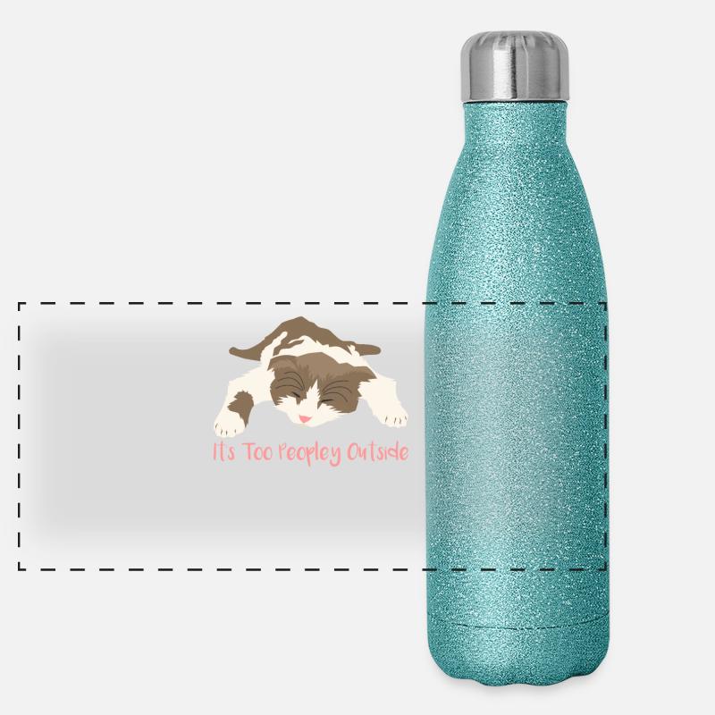 Introvert Panoramic Glitter Thermal Bottle 500 ml