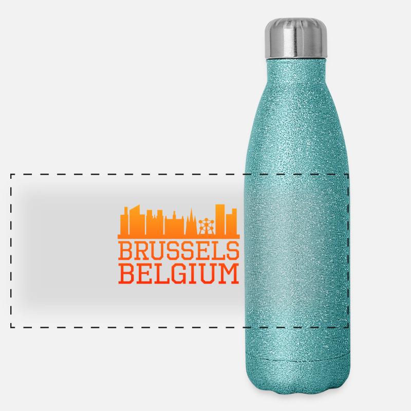 Bruxelles Gourde isotherme panoramique pailletée 500 ml
