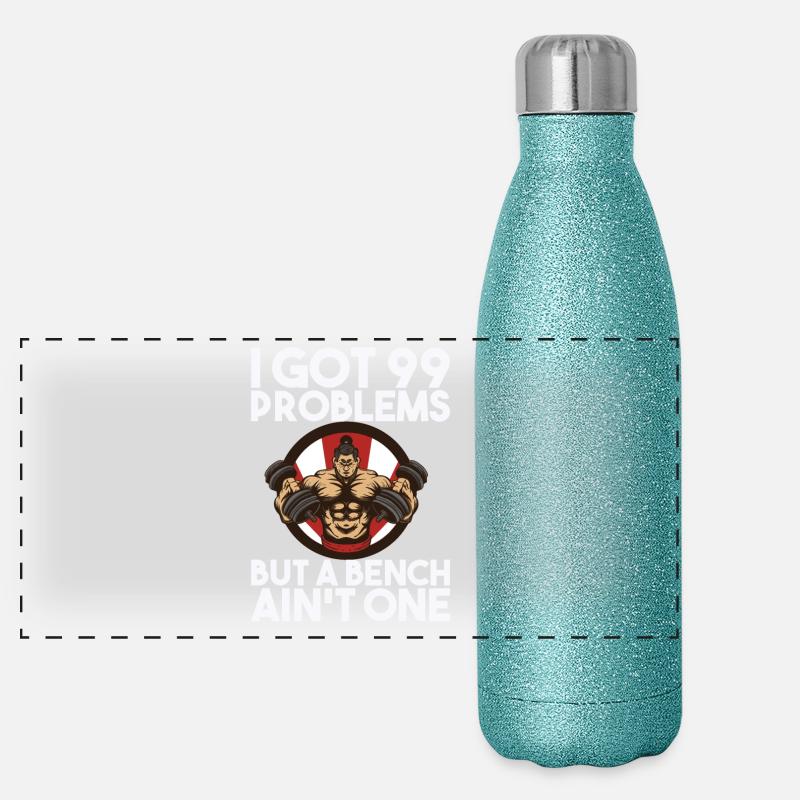 Workout Panoramic Glitter Thermal Bottle 500 ml