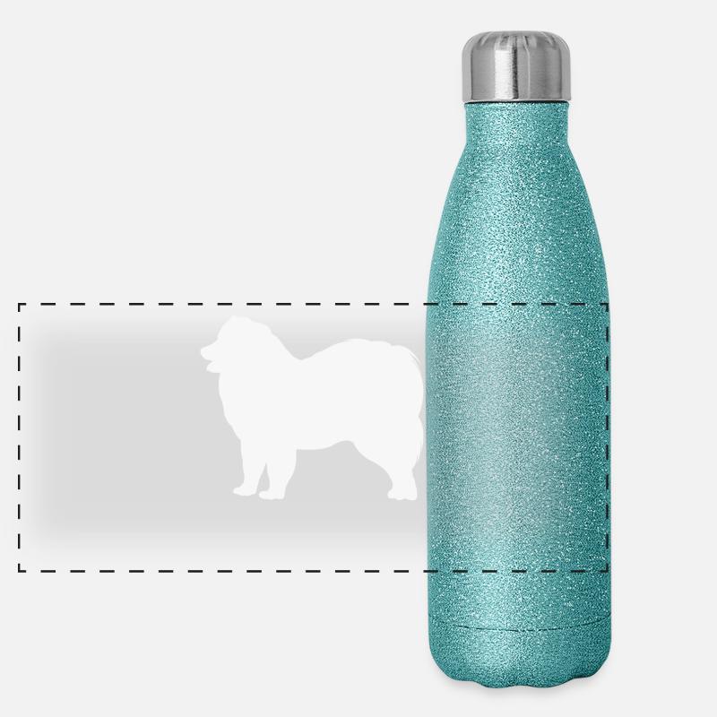 Samoyed Panoramic Glitter Thermal Bottle 500 ml