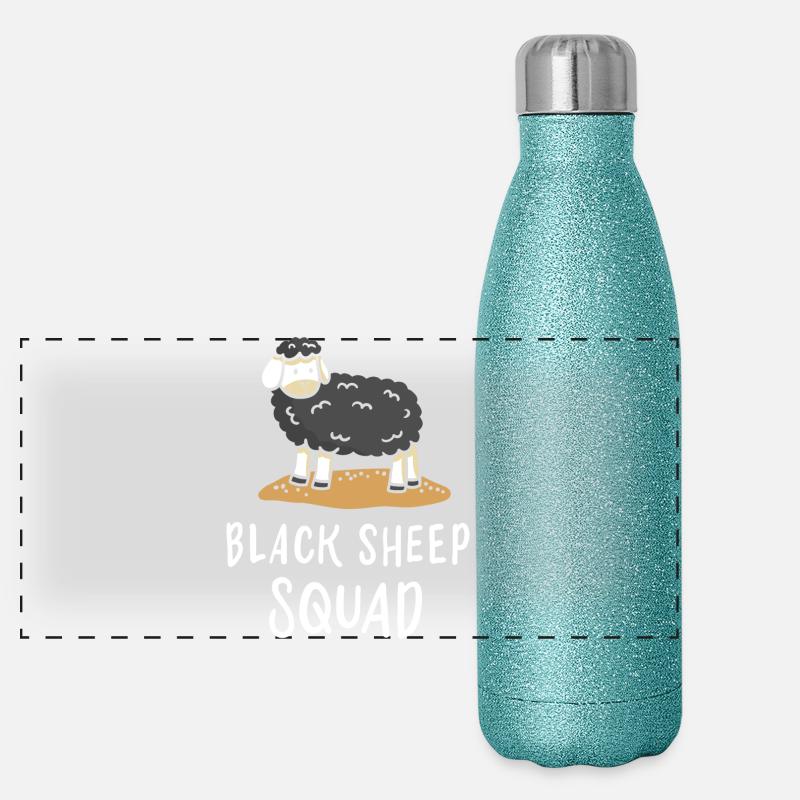 Black sheep Panoramic Glitter Thermal Bottle 500 ml