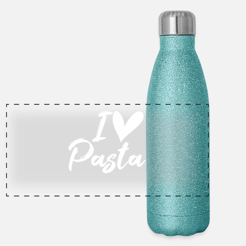 Pasta Panorama Glitzer Isolierflasche 500 ml