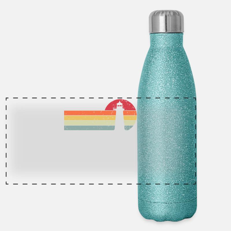 Panorama Glitzer Isolierflasche 500 ml