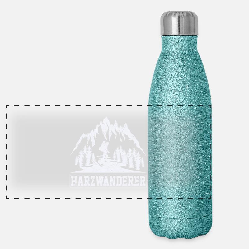 Harzwanderer Panorama Glitzer Isolierflasche 500 ml