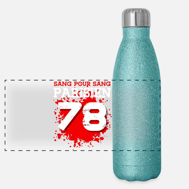 Sang Pour Sang Parisien - 78 Gourde isotherme panoramique pailletée 500 ml