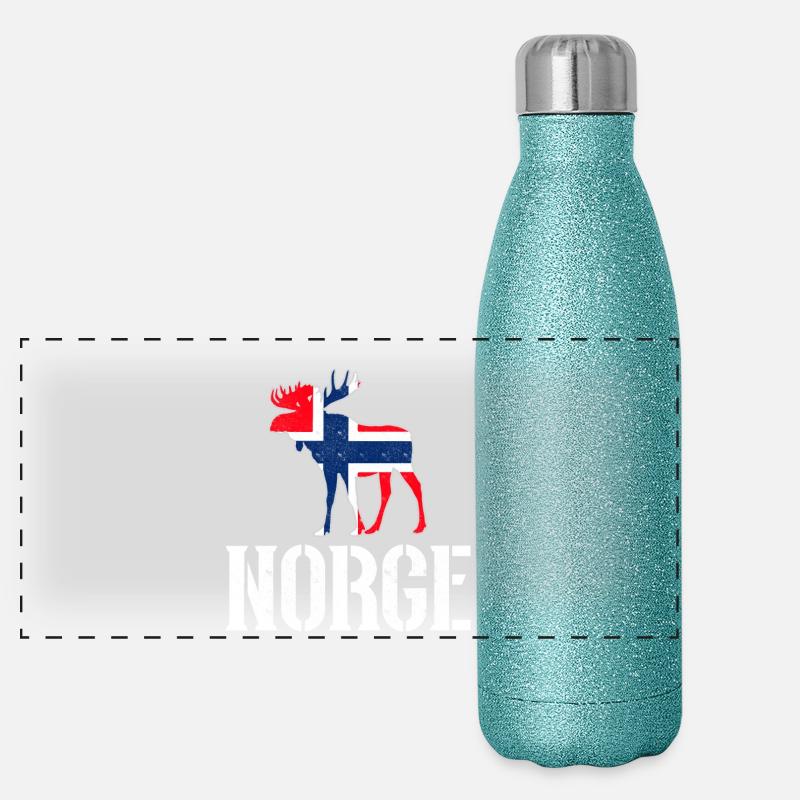 Norway Panoramic Glitter Thermal Bottle 500 ml