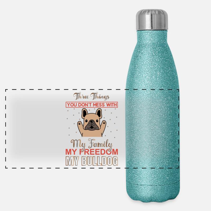 3 Dinge... Panorama Glitzer Isolierflasche 500 ml
