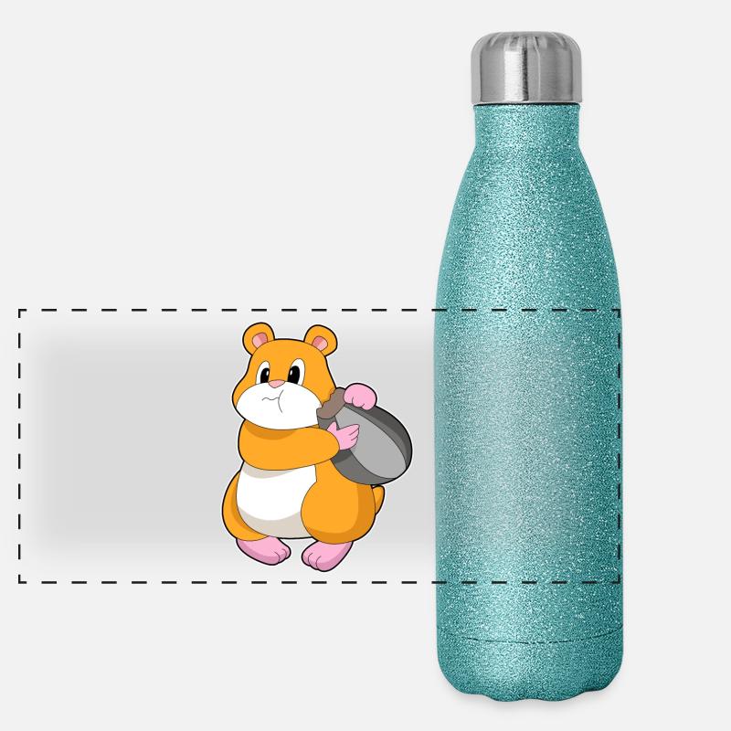 Graines de hamster Gourde isotherme panoramique pailletée 500 ml