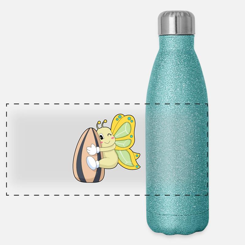 Graines de papillon Gourde isotherme panoramique pailletée 500 ml