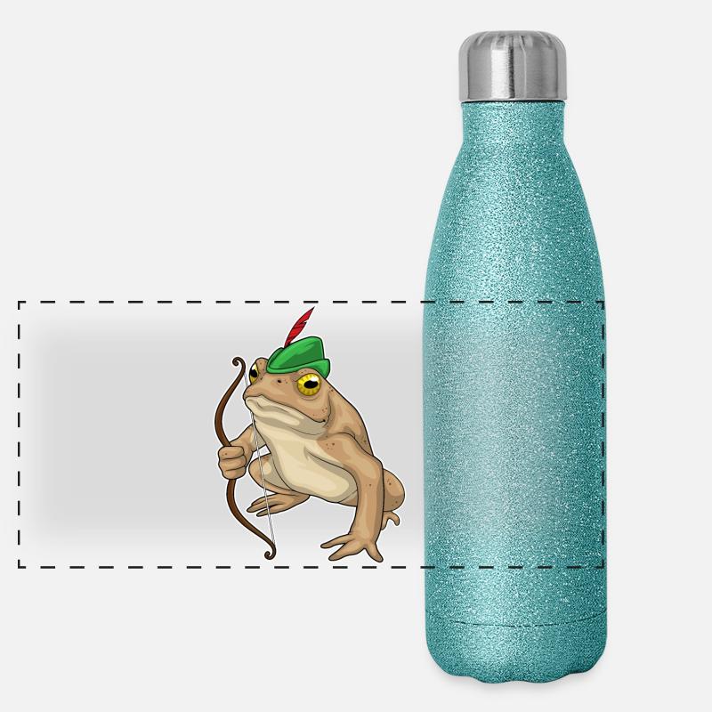 Arc de grenouille Archer Gourde isotherme panoramique pailletée 500 ml