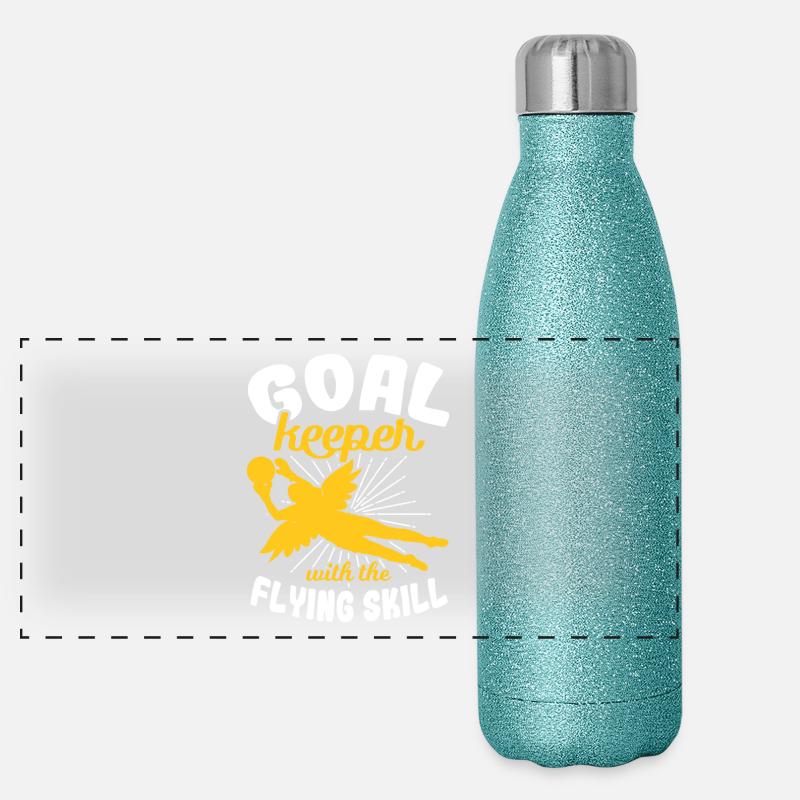 Gardienne de but filles Gourde isotherme panoramique pailletée 500 ml