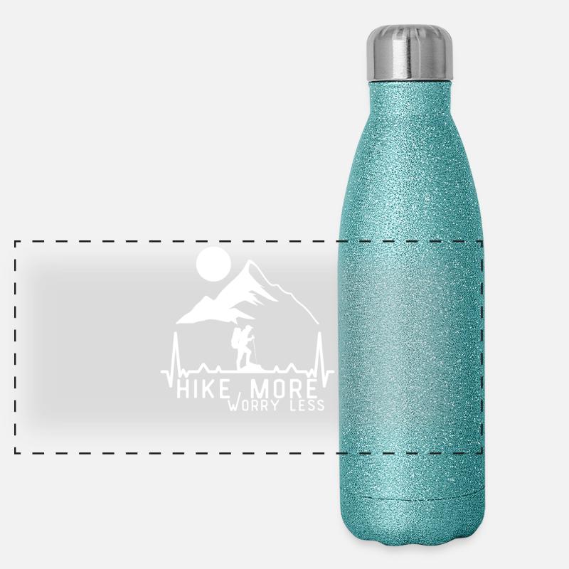 Devis randonnée Randonnée Plus S’inquiéter moins Gourde isotherme panoramique pailletée 500 ml