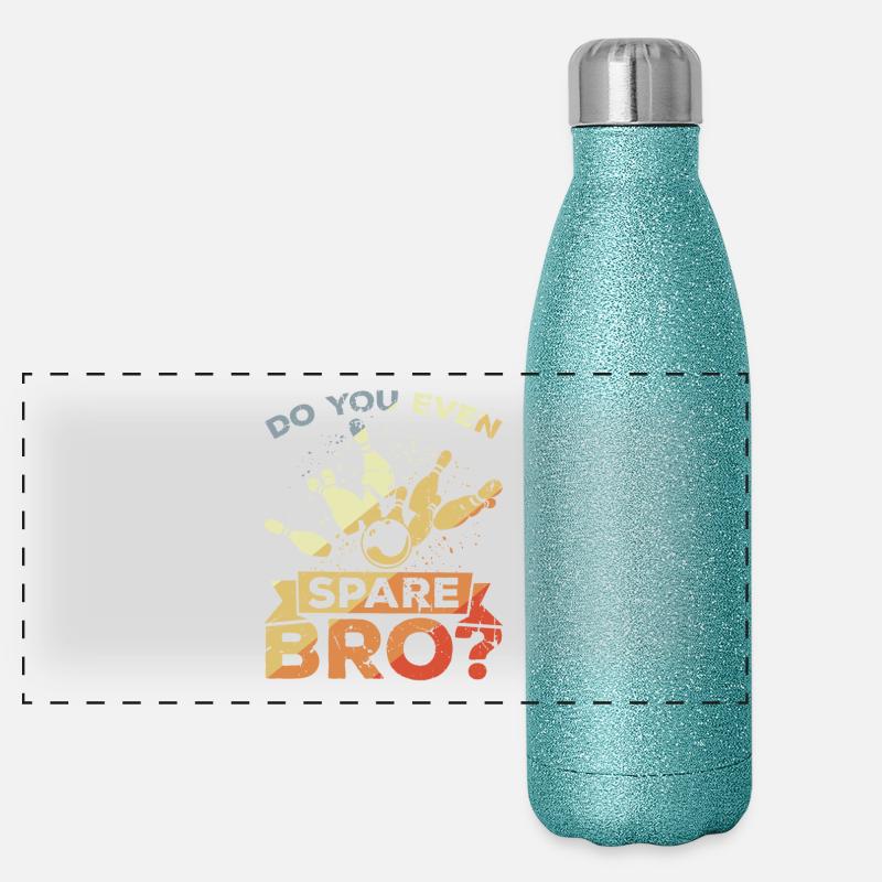 Bowler Dicton Gourde isotherme panoramique pailletée 500 ml