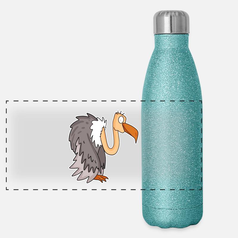 Geier Panorama Glitzer Isolierflasche 500 ml