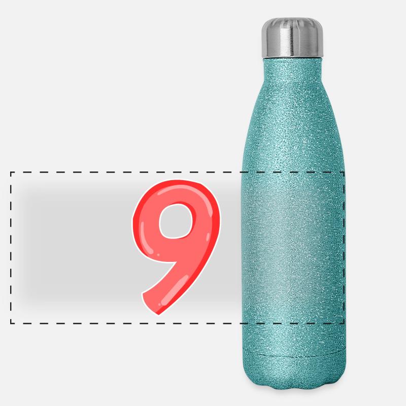 Nine - 9 Panoramic Glitter Thermal Bottle 500 ml
