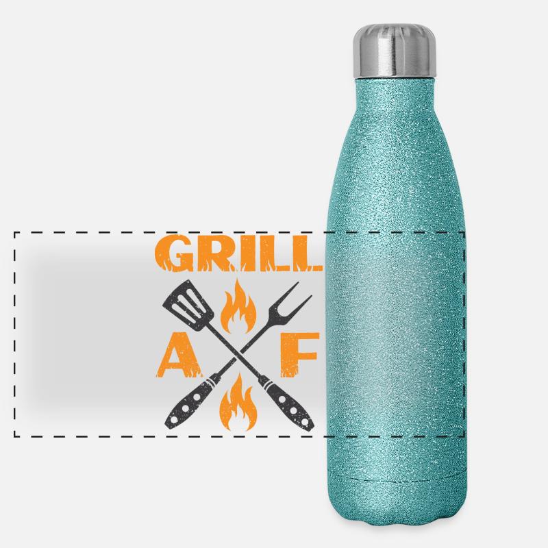 Grill AF Panoramic Glitter Thermal Bottle 500 ml