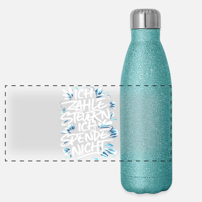 I pay taxes! I don't donate. Panoramic Glitter Thermal Bottle 500 ml