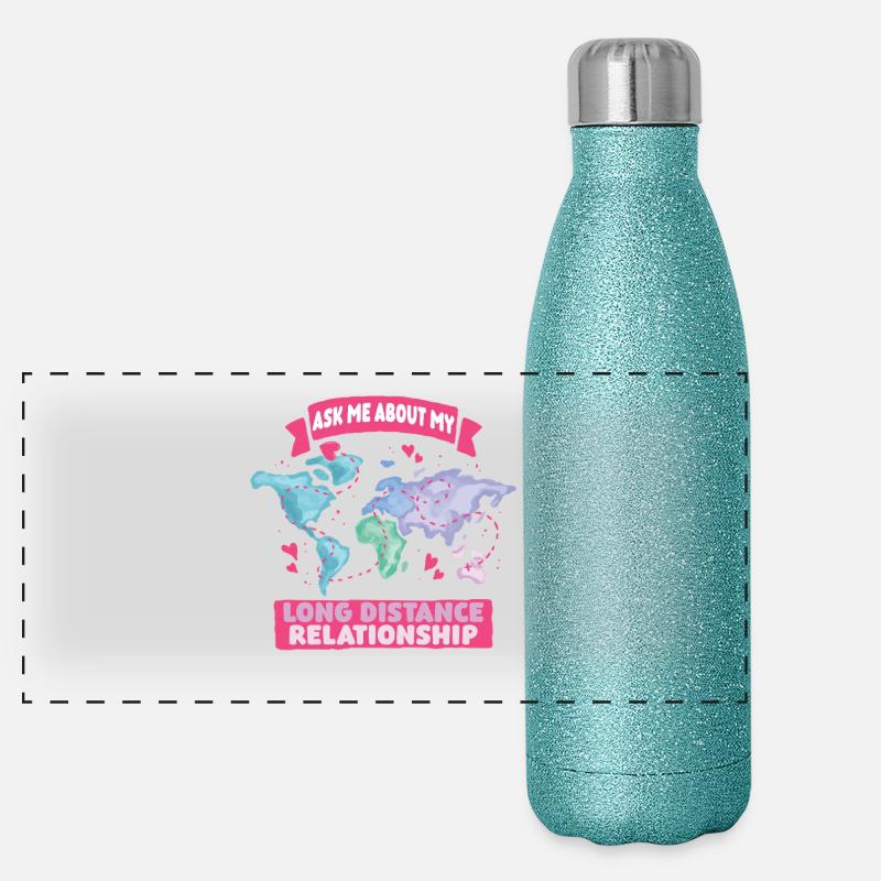 Panorama Glitzer Isolierflasche 500 ml