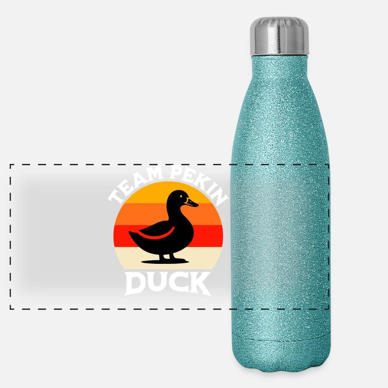 Équipe Canard laqué Gourde isotherme panoramique pailletée 500 ml