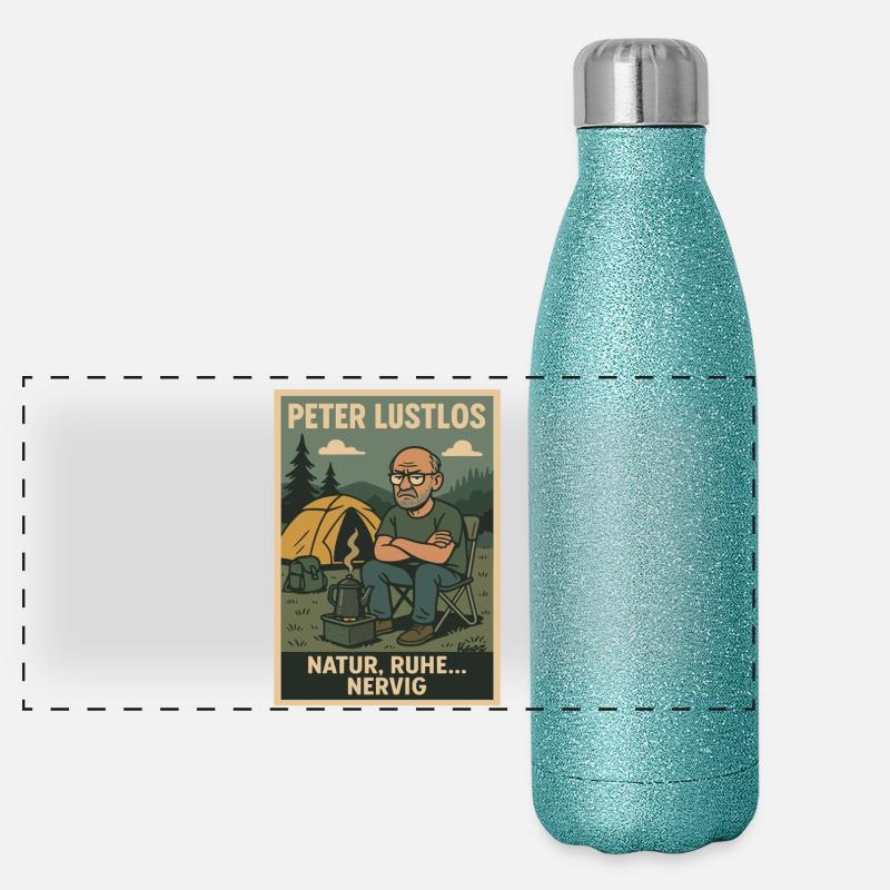 Peter Listless Nature Camping Design Panoramic Glitter Thermal Bottle 500 ml