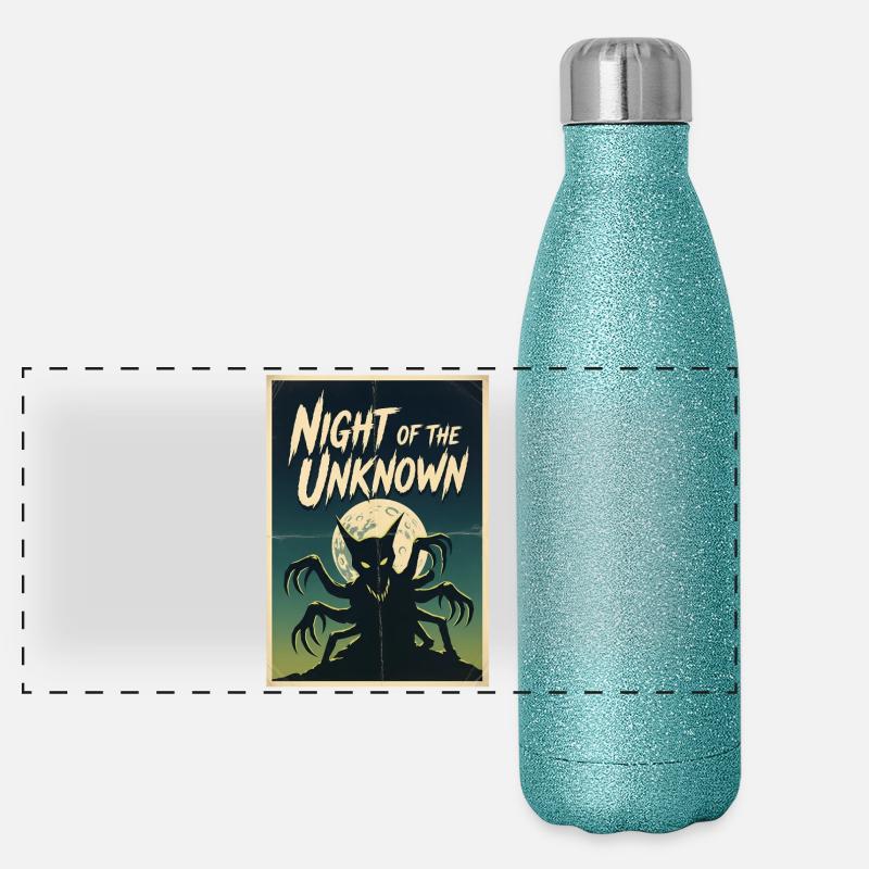Mystical Night Elf with Moonlight Panoramic Glitter Thermal Bottle 500 ml