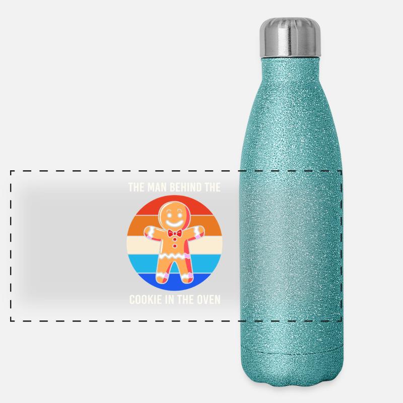 Futuri papà Borraccia termica panoramica glitter 500 ml