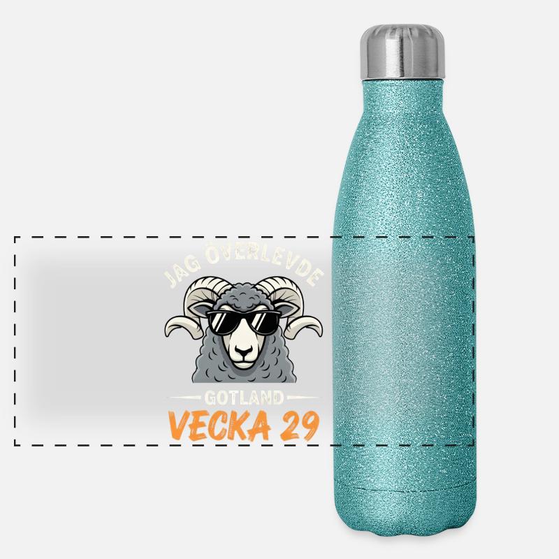 I survived Gotland Week 29 Panoramic Glitter Thermal Bottle 500 ml